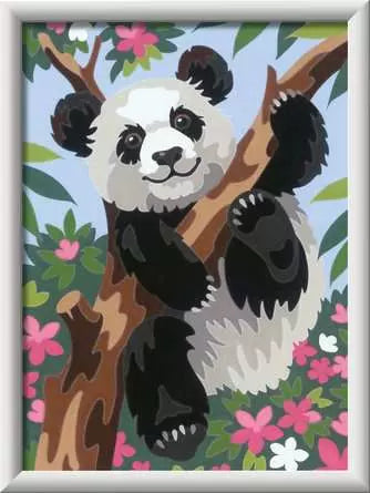 Ravensburger Malset Malen nach Zahlen Verspielter Panda – ab 9 Jahren – 180 × 240 mm