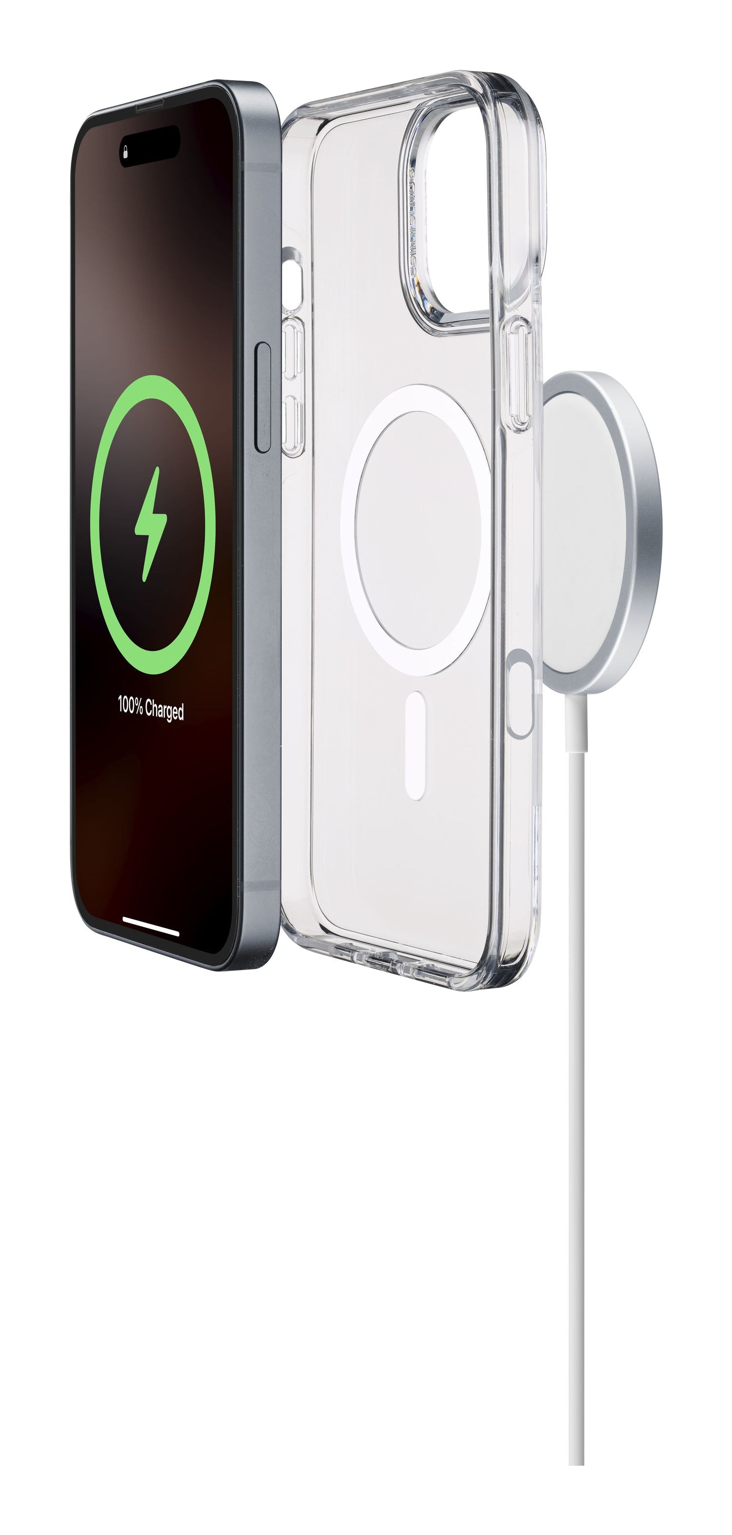 Cellularline Backcover – für Apple iPhone 16 Pro Max – transparent – MagSafe kompatibel