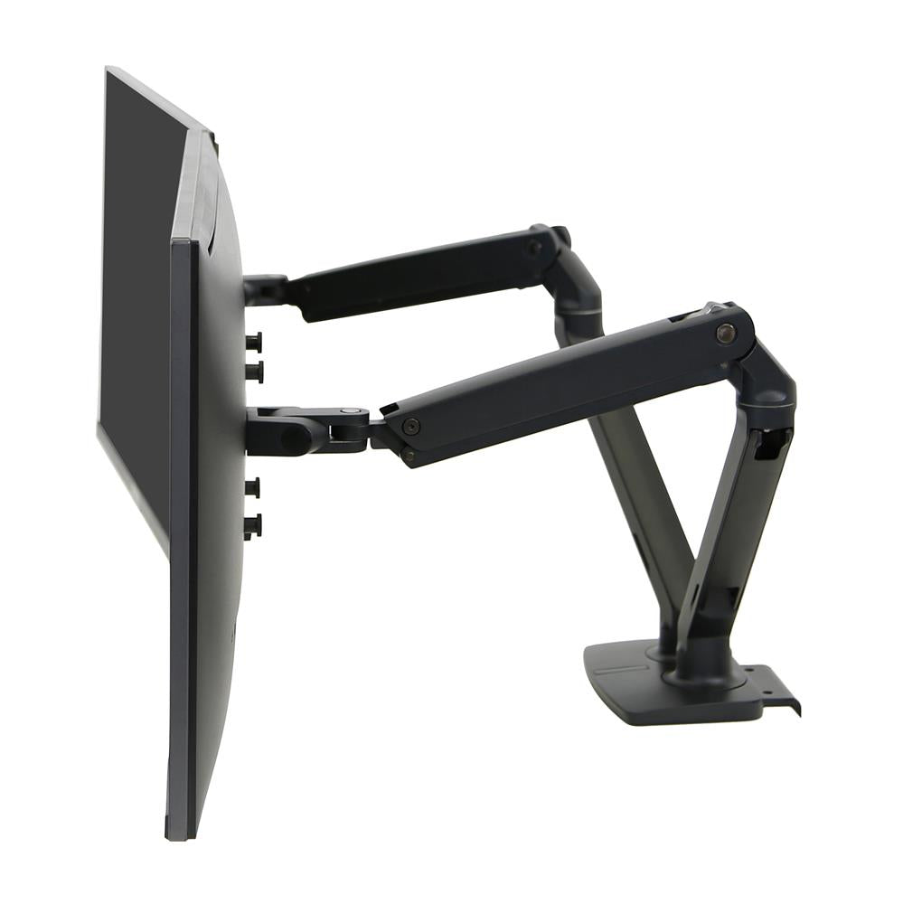 Ergotron MXV – Monitorarm, Dual, Tischklemme, Schwarz