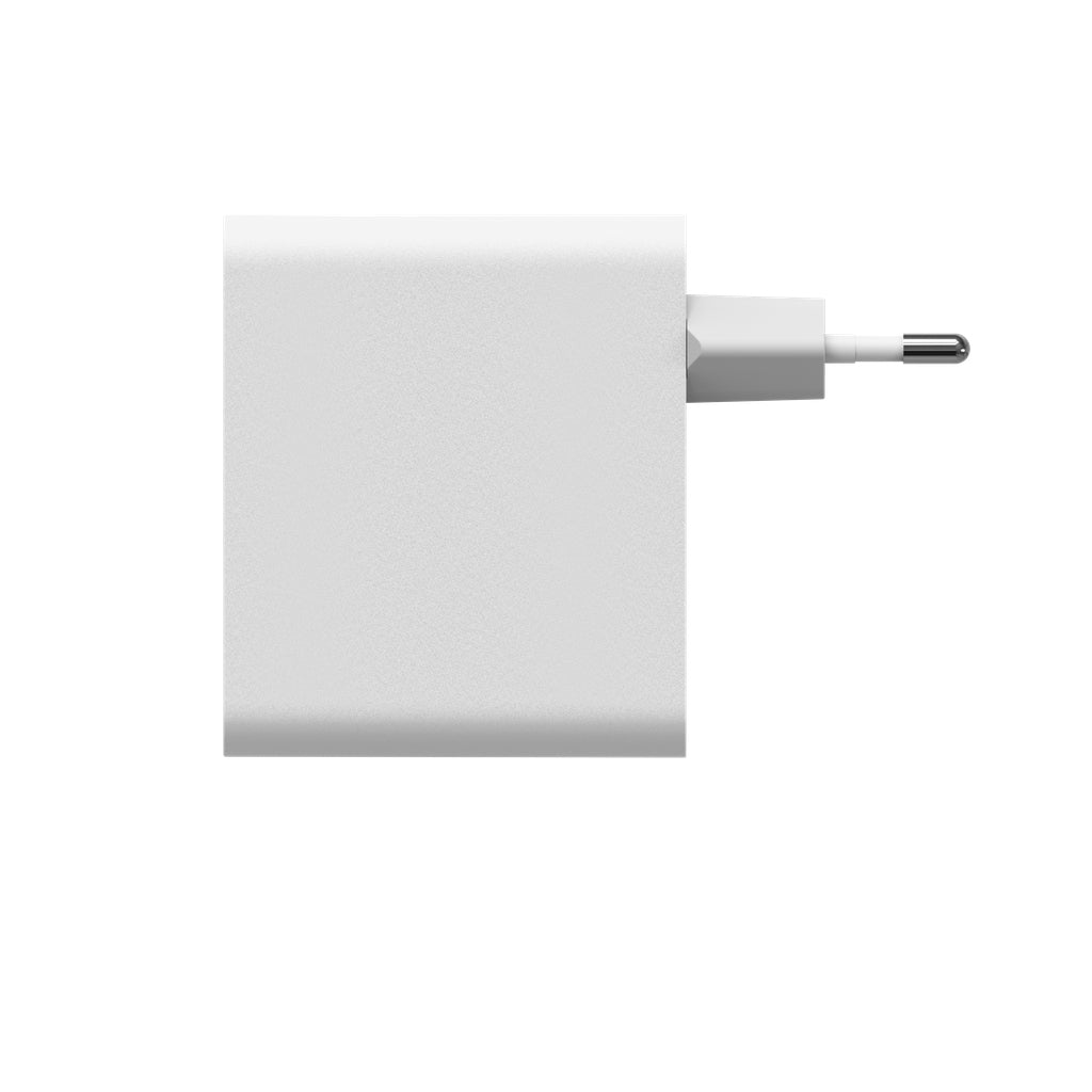 mophie Speedport 100 USB-Wandladegerät 100 W – USB-C×2 – PD, GaN, EU-Stecker (Typ C) – Weiss