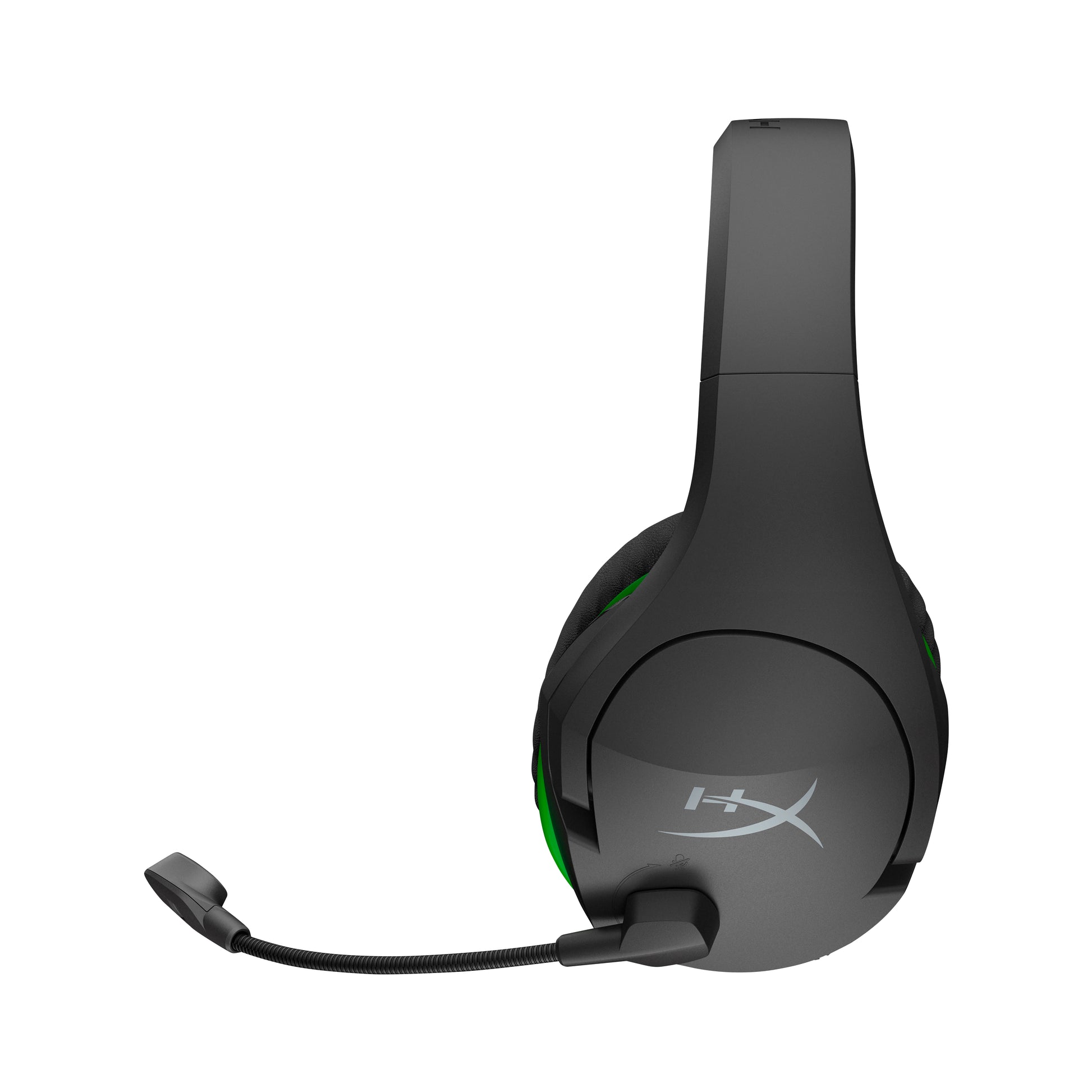 HyperX CloudX Stinger Gaming-Headset – On-Ear, Stereo, Kabel + BT, 3,5 mm Klinke, für Xbox, Schwarz/Grün