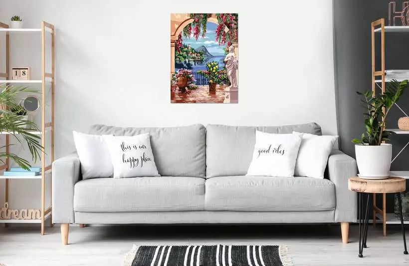 Ravensburger CreArt – Malen-nach-Zahlen-Set – Lago Maggiore – 30 × 40 cm – ab 14 Jahren