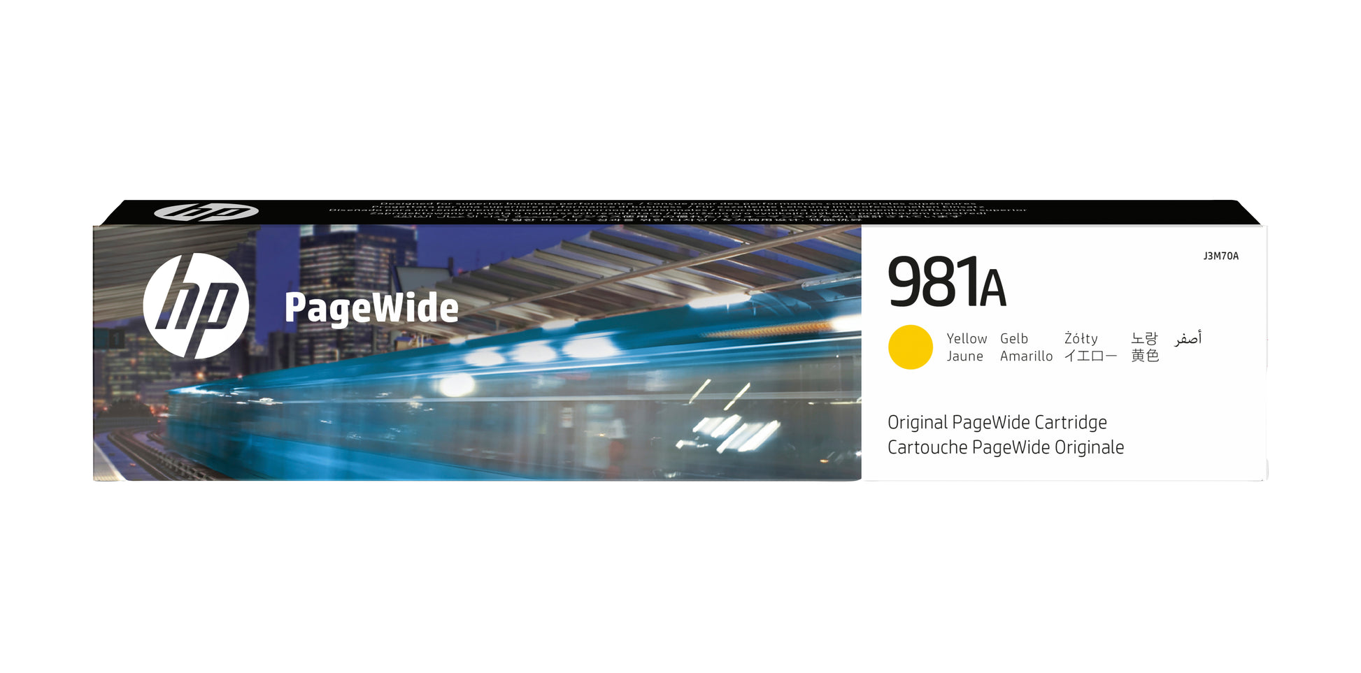 HP Tintenpatrone 981A, Gelb, 6'000 Seiten – für Tintenstrahldrucker