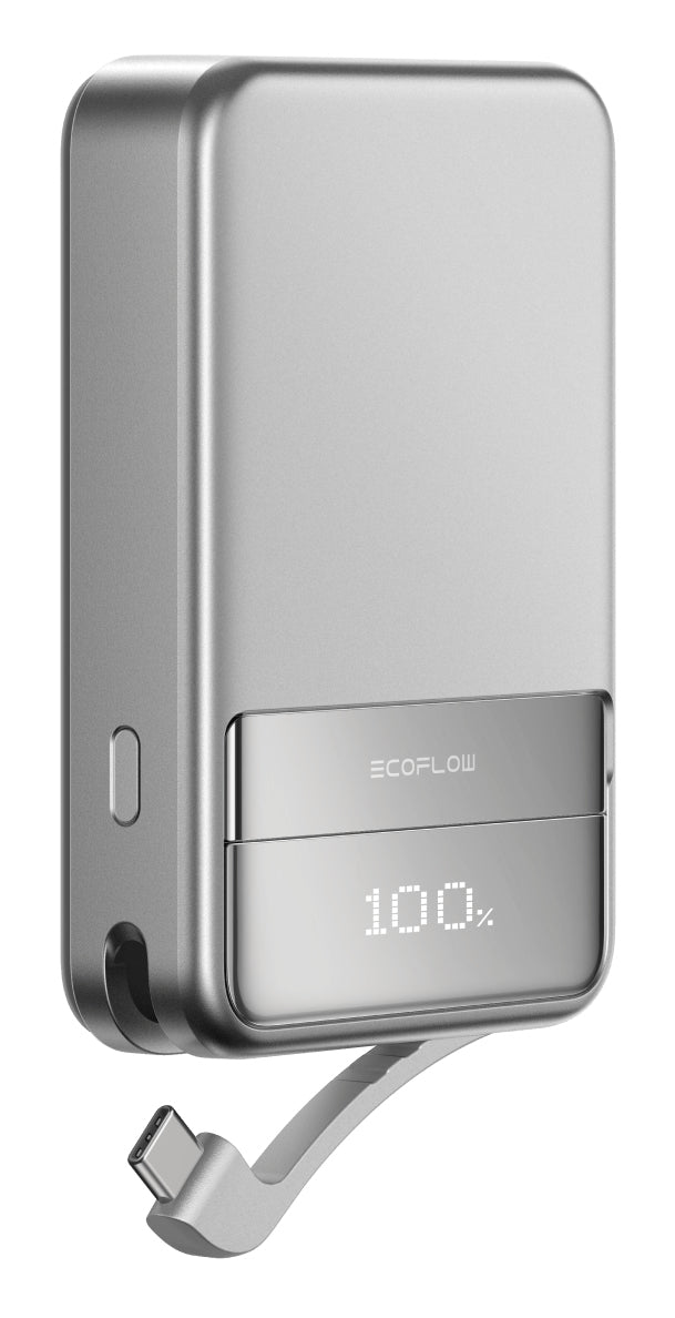 EcoFlow Powerbank 5000 mAh, PD 30 W, 1× USB-C, Silber