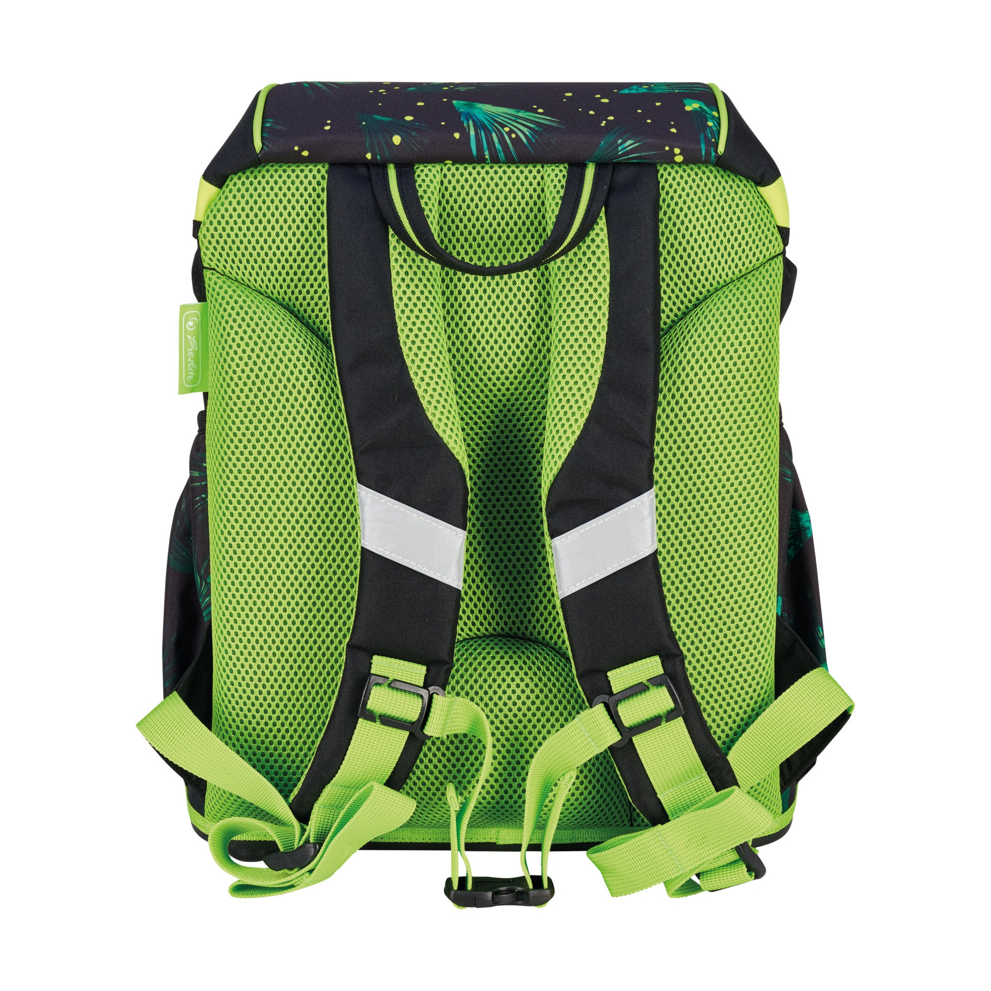 Herlitz UltraLight XL Plus – Schulrucksack-Set 4-teilig, Dschungel, 22 l, 32×39×25 cm, mit Brustgurt