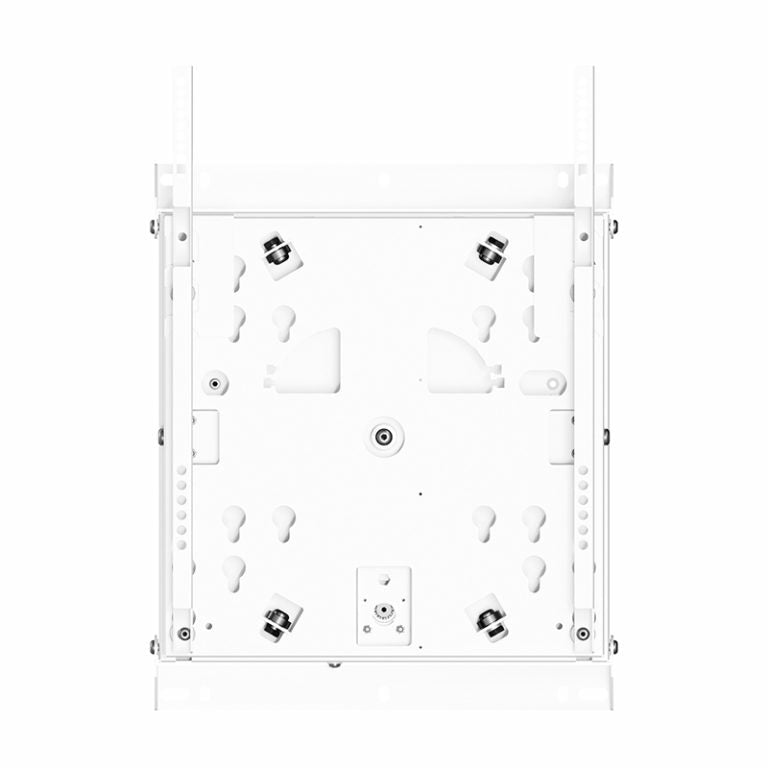 Hagor Wandhalterung – Vollbeweglich – 65" – VESA 200×200–400×400 – bis 45 kg, Flip-Mechanik – Weiss