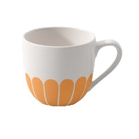 Villeroy & Boch Espressotasse – 0,07 l, Porzellan, gelb, Henkel, 6 Stück