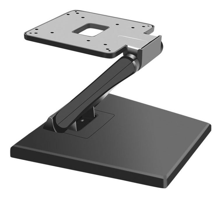 Hagor 8431 – POS-Halterung, VESA 75/100, Höhenverstellung, 6,5 kg Tragkraft, für Bildschirme 33–61 cm, Schwarz