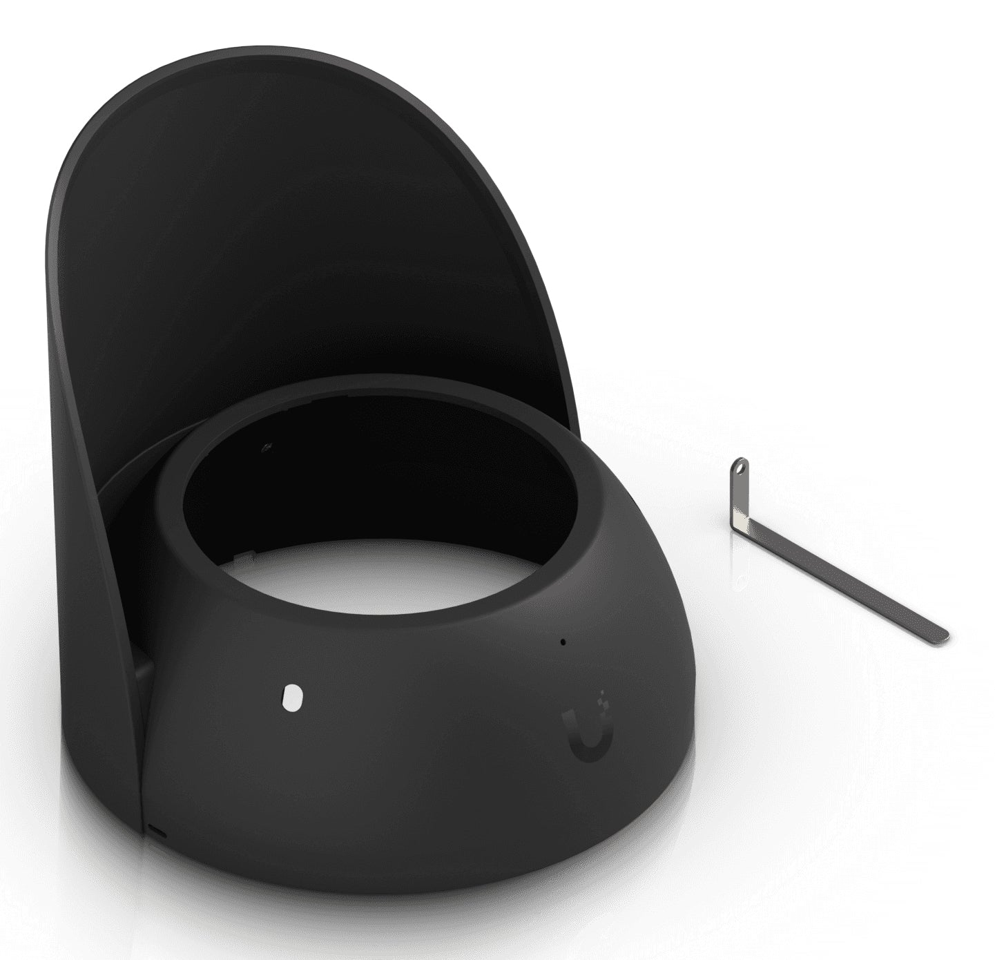 Ubiquiti Wetterschutzgehäuse – Polycarbonat (PC), 122 × 114,1 × 119,5 mm – für UVC-AI-Dome – Schwarz