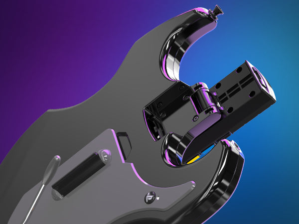 PDP Riffmaster – Gamepad – Kabellos, 36 h Akku – für PS5, PS4 & PC – Schwarz