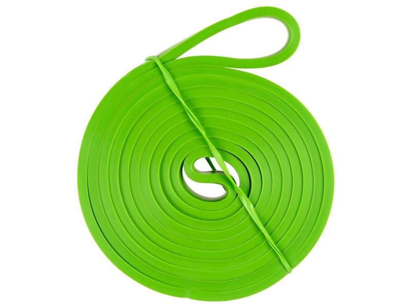 KOOR Fitnessband F00926, 208 cm × 2,2 cm × 0,5 cm, Latex, Grün, Mittel (21–32 kg) – 1 Stück