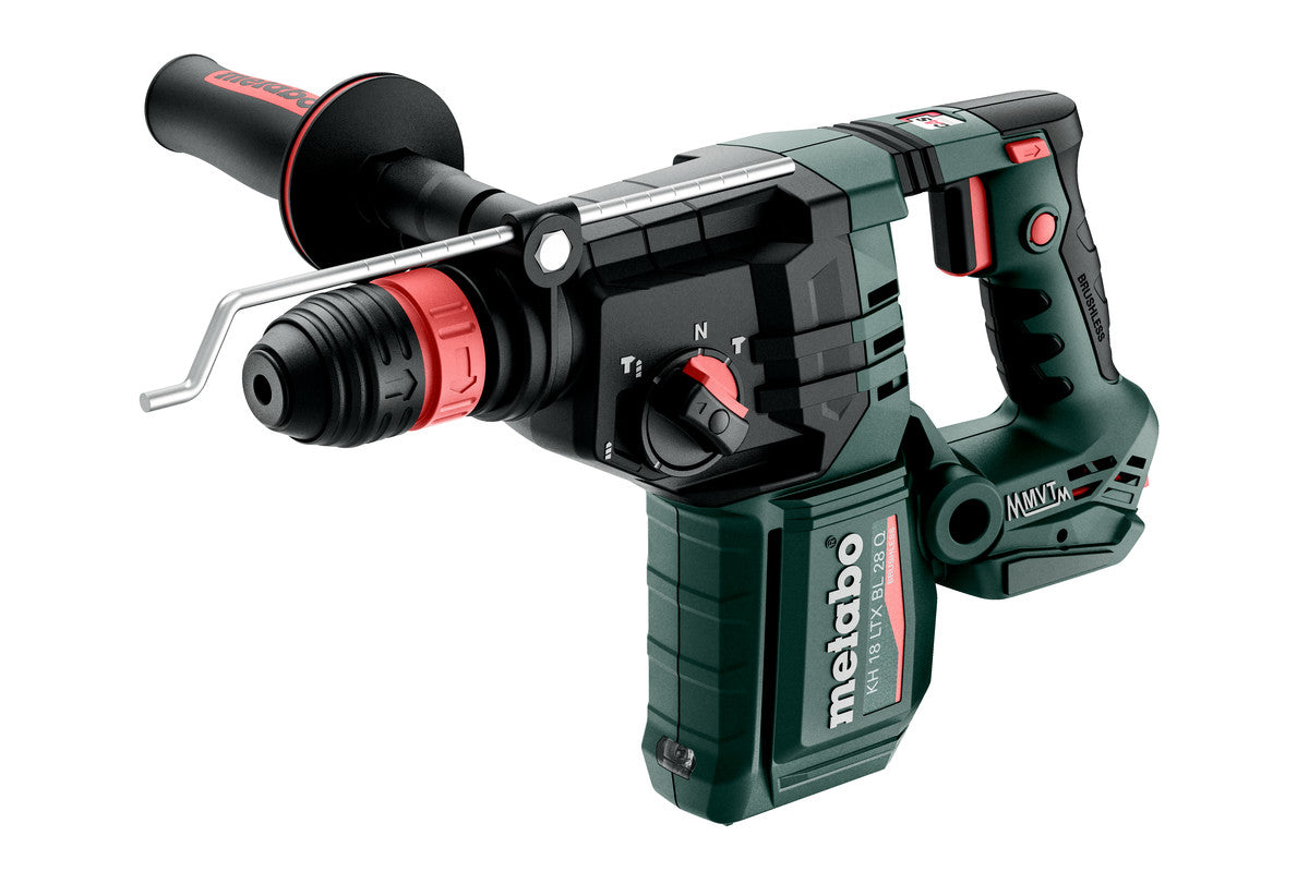 Metabo Akku-Kombihammer KH 18 LTX BL 28 Q – 18 V (Metabo 18V-System) – SDS-plus – Solo