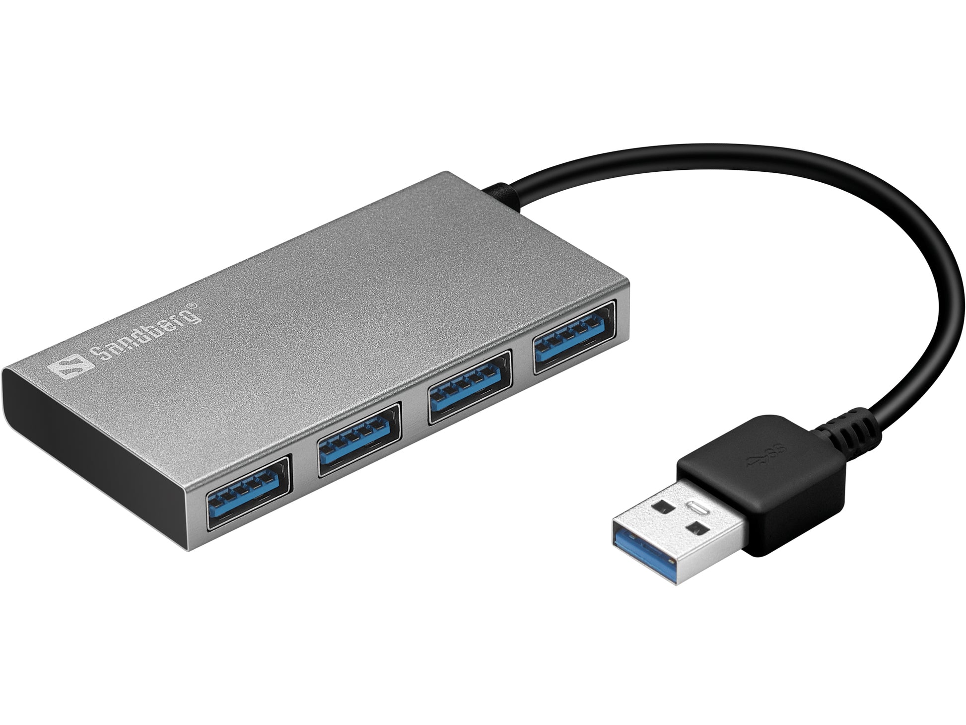 Sandberg USB-Hub – 4× USB-A, für Windows/Mac