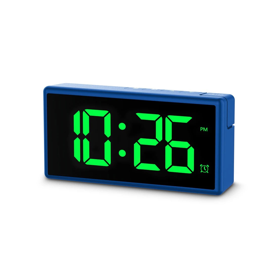 Hama Ibiza Digitalwecker – Snooze, USB, 15 × 7,5 × 3,4 cm, Blau