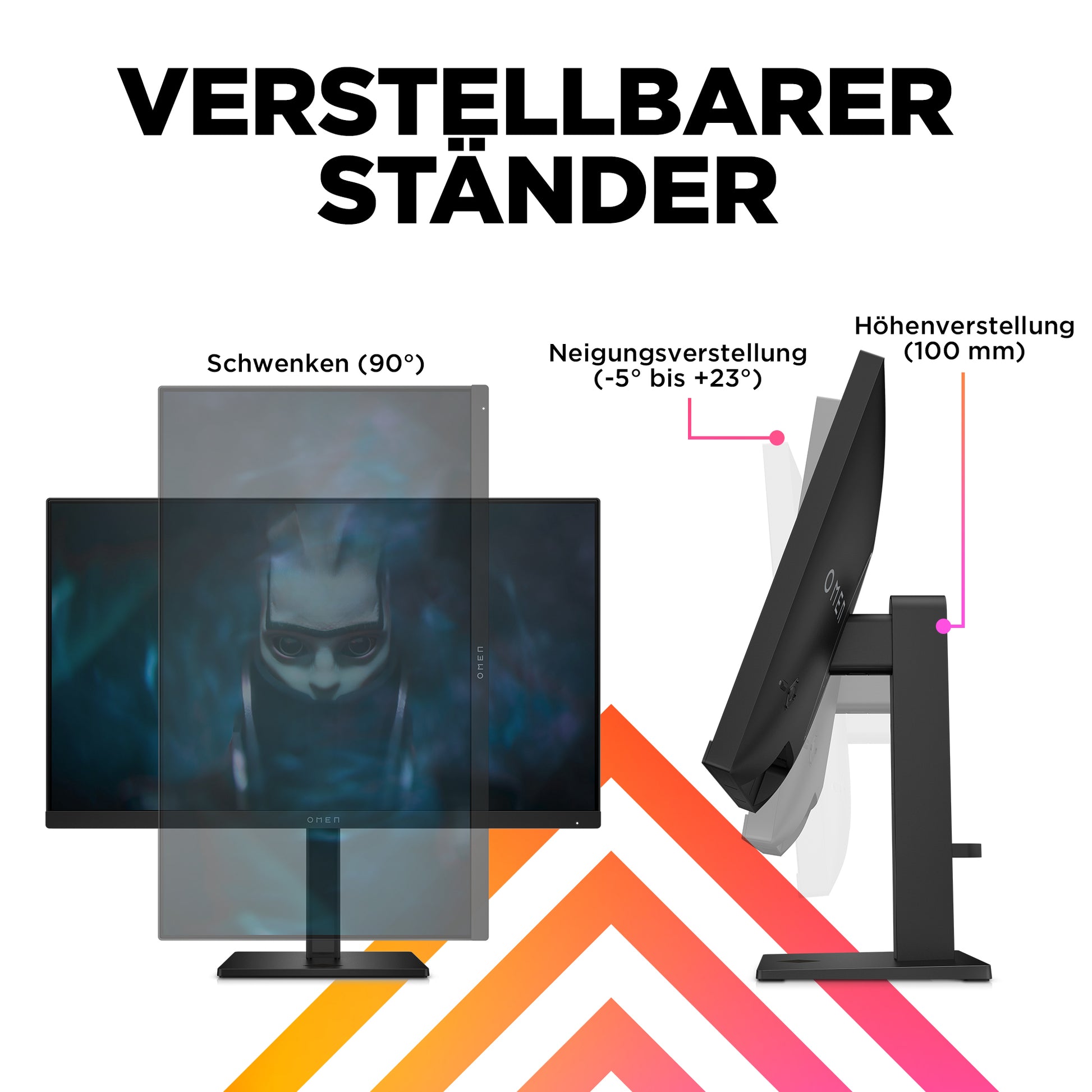HP OMEN 24 – Monitor, 24" 1920 × 1080 (Full HD), IPS, 165 Hz