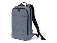 DICOTA Notebook-Rucksack Eco Backpack Slim MOTION – für 14,1", rPET-Polyester – Blue Denim, 270 × 410 × 100 mm