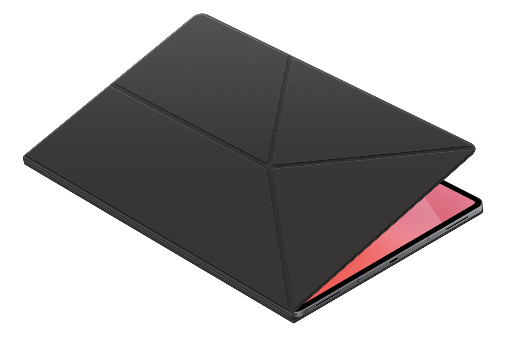 Samsung Tab Smart Book Cover Notebook-Schutzhülle – für Galaxy Tab S11 Ultra, 14,6", Kunststoff, Schwarz