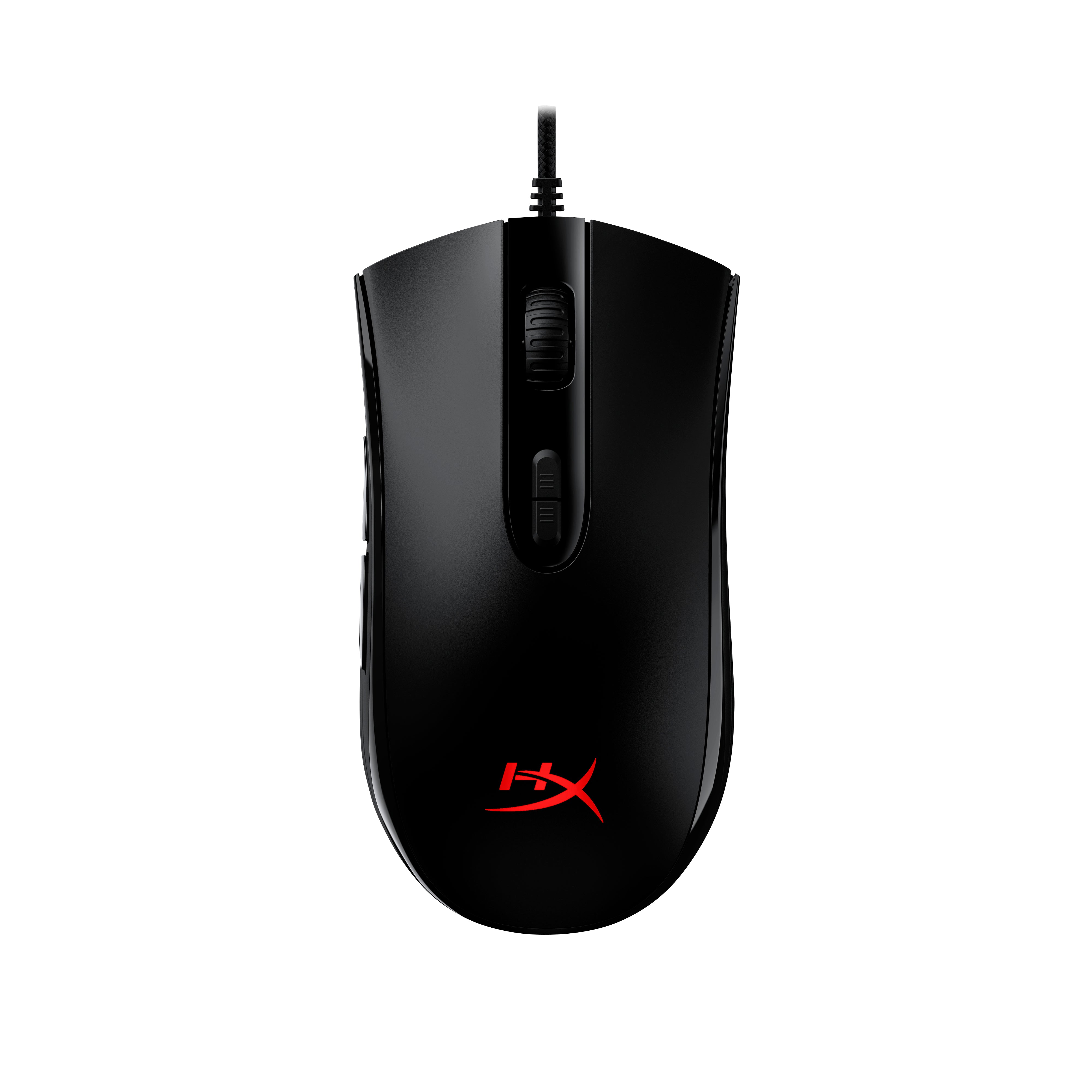HyperX Pulsefire Core – Gaming-Maus – Kabelgebunden (USB-A), 6200 DPI, beidhändig, schwarz