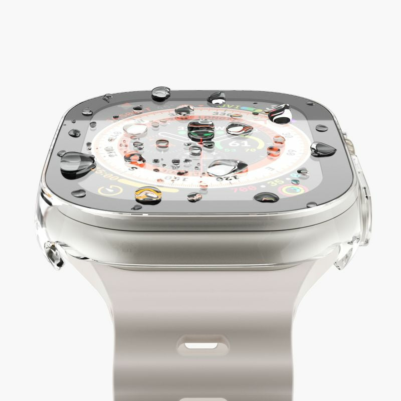 Vonmählen Thin Case 49 mm – Silikon, Transparent, für Apple Watch Ultra 1/2
