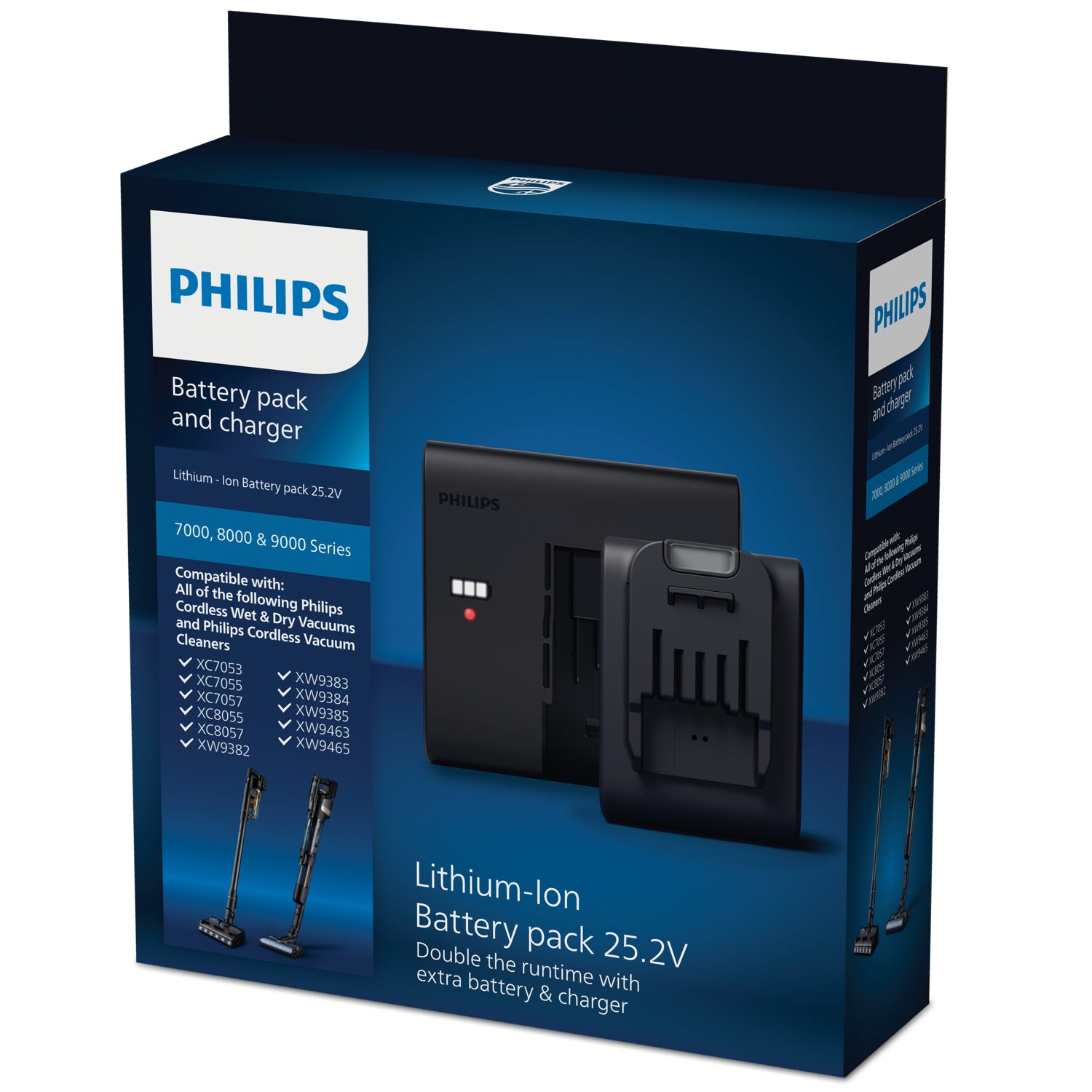 Philips Wechselakku XV1797/01 – 2250 mAh, Akkubetrieb, 25,2 V