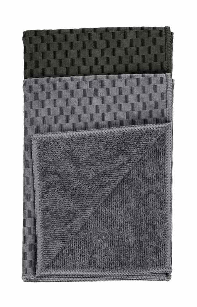 Wenko Mikrofasertuch – assortiert – 40 × 60 cm – Polyamid – 2er-Set