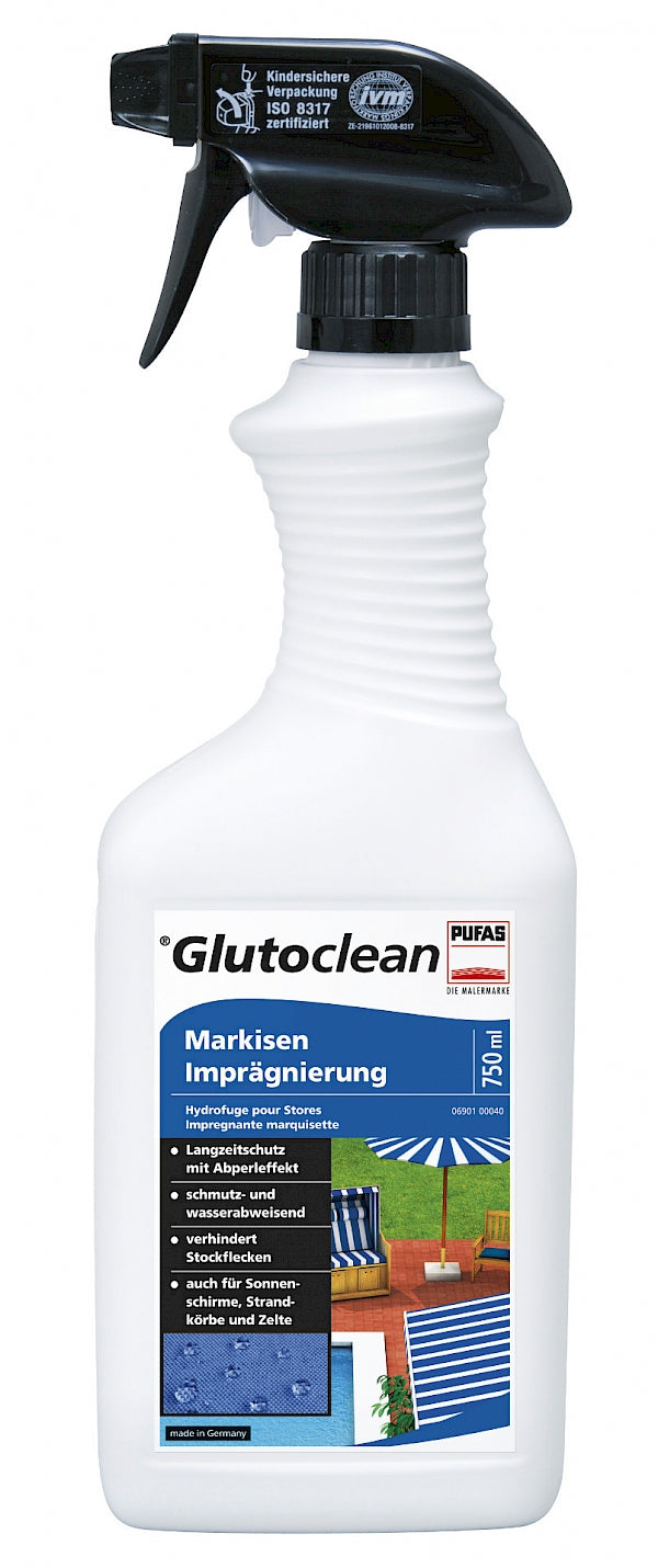 Glutoclean Imprägnierung (Textil) für Markisen – Flüssigkeit – 750 ml