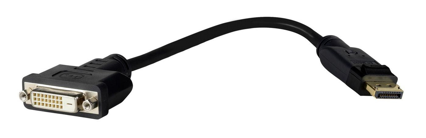 Vivolink PRODPADAPDVI DisplayPort zu DVI-D Kabel – 1920 × 1080 @ 60 Hz, DisplayPort 1.2, 0,2 m, Dual-Link DVI