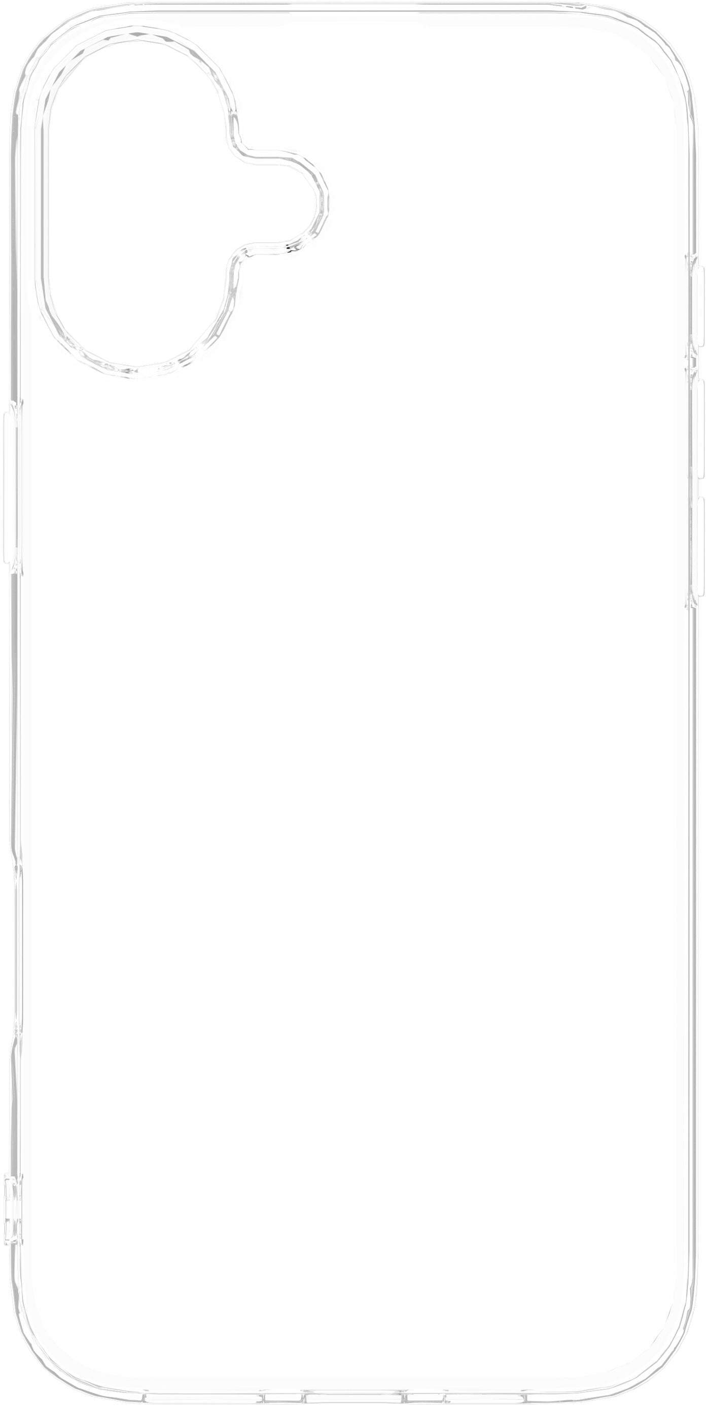 eSTUFF INFINITE (GRS) Vienna Backcover – für Apple iPhone 16, TPU, Transparent