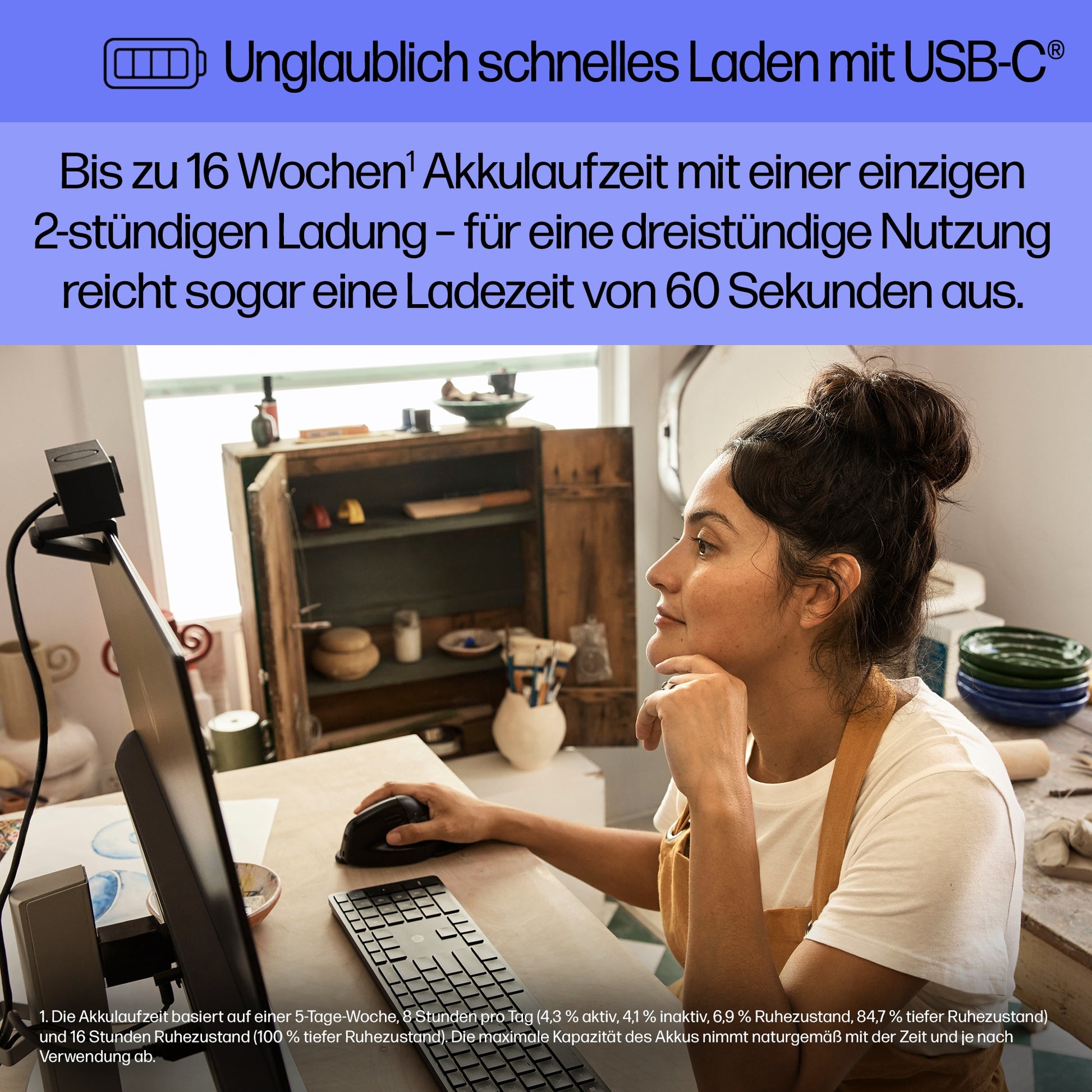 HP 920 Ergonomische Maus – kabellos
