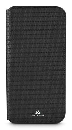 Black Rock Booklet Slim Folio – für Apple iPhone 17 Pro Max, mit Kartenfach, Mikrofaser+PU+TPU, schwarz
