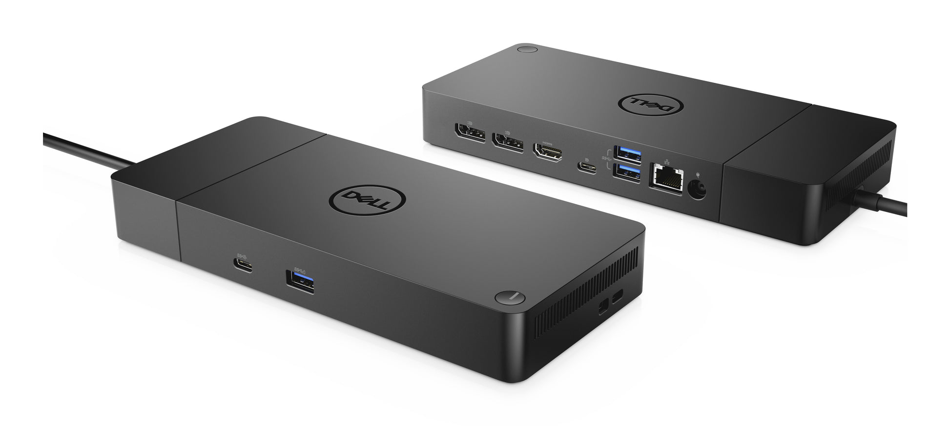 DELL WD19S Dockingstation – USB-C, 2× DP, 1× HDMI, 3× USB-A, 2× USB-C, 130 W PD, GbE, für Windows/Linux