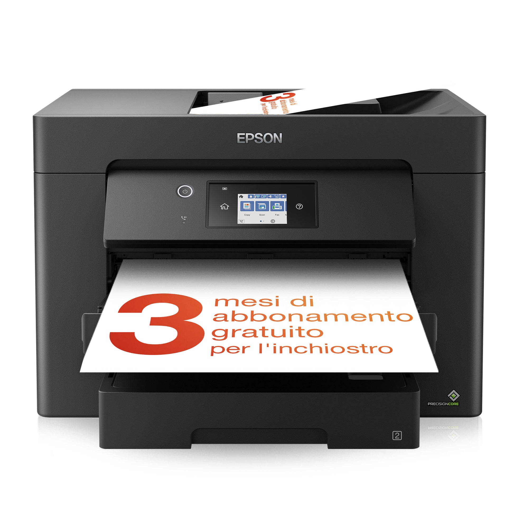 Epson WorkForce WF-7835DTWF – Farbiges Tintenstrahl-MFP A3, 4-in-1 – USB/LAN/WLAN – Duplex, ADF – 25 ppm S/W