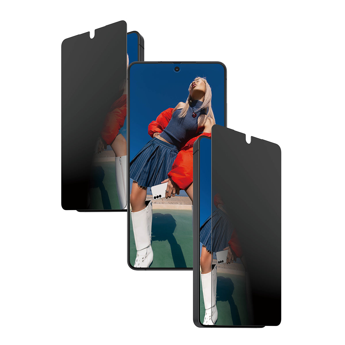PanzerGlass Privacy-Filter (Folie), Ultra-Wide Fit – für Galaxy S26 Ultra – mit Applikator