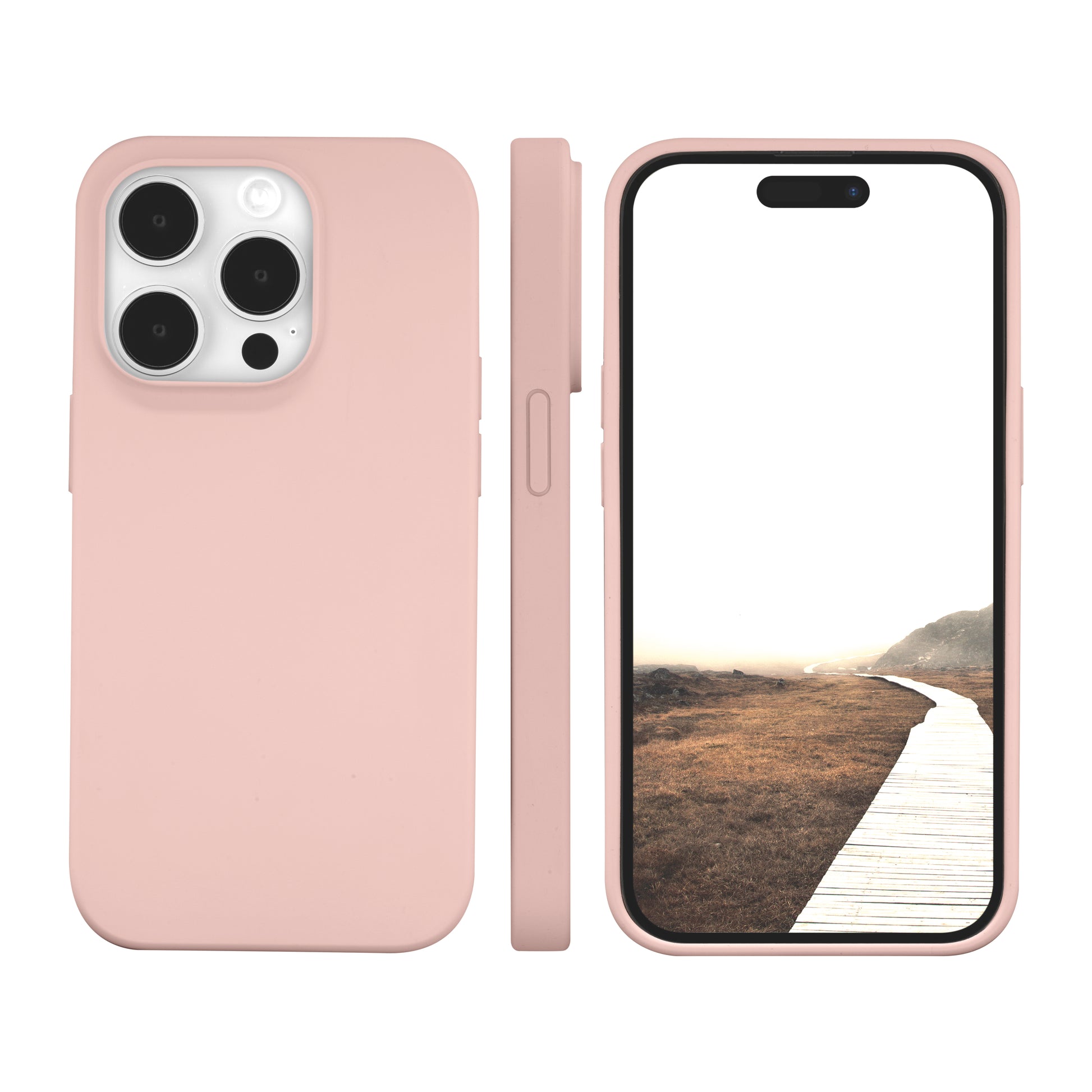 dbramante1928 Monaco Backcover – für Apple iPhone 15 Pro Max, MagSafe, Pink