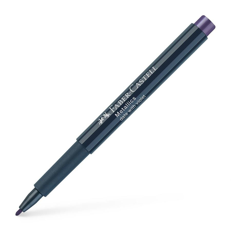 Faber-Castell Non-Permanent-Marker – Rundspitze 1,5 mm – Date with Violet – trocken abwischbar