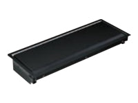 Bachmann CONI Einbaurahmen, Edelstahl, Einbau, 386,5×151 mm – Schwarz
