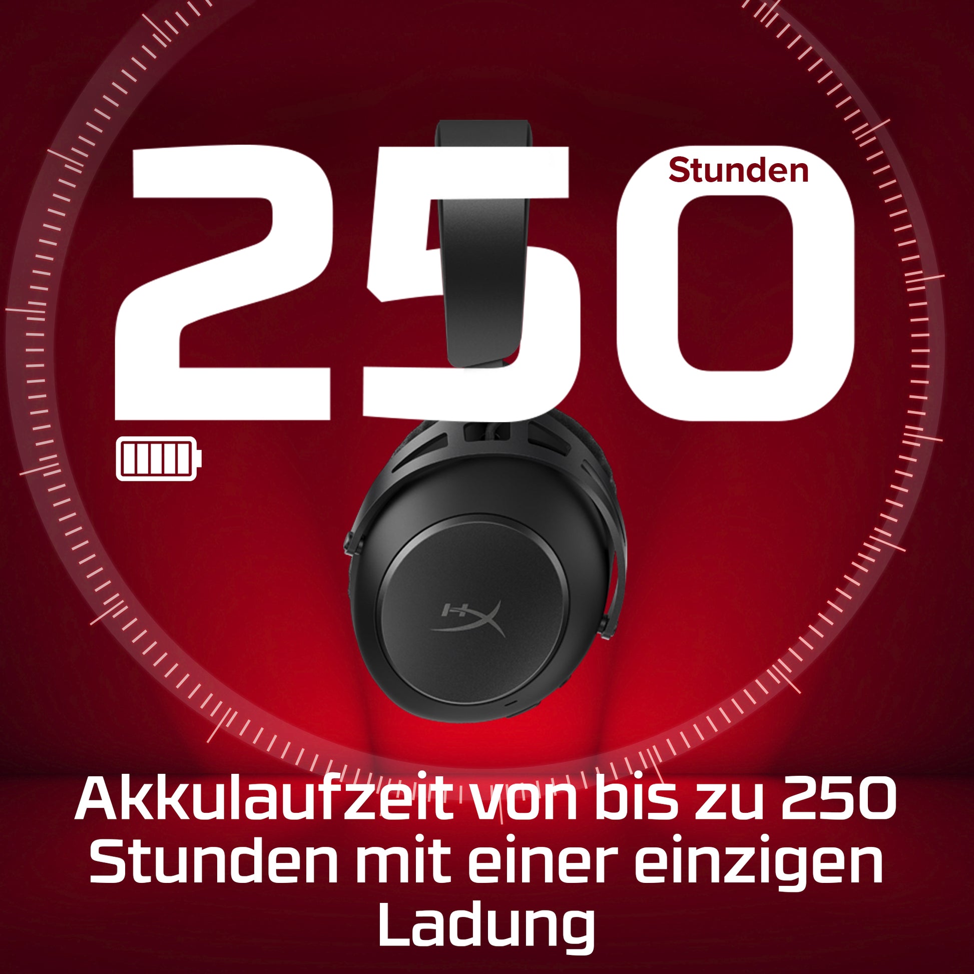HyperX Cloud Alpha 2 Wireless Gaming-Headset – Over-Ear, BT 5.2, ANC, für PC, PS5, Switch und mehr, Schwarz