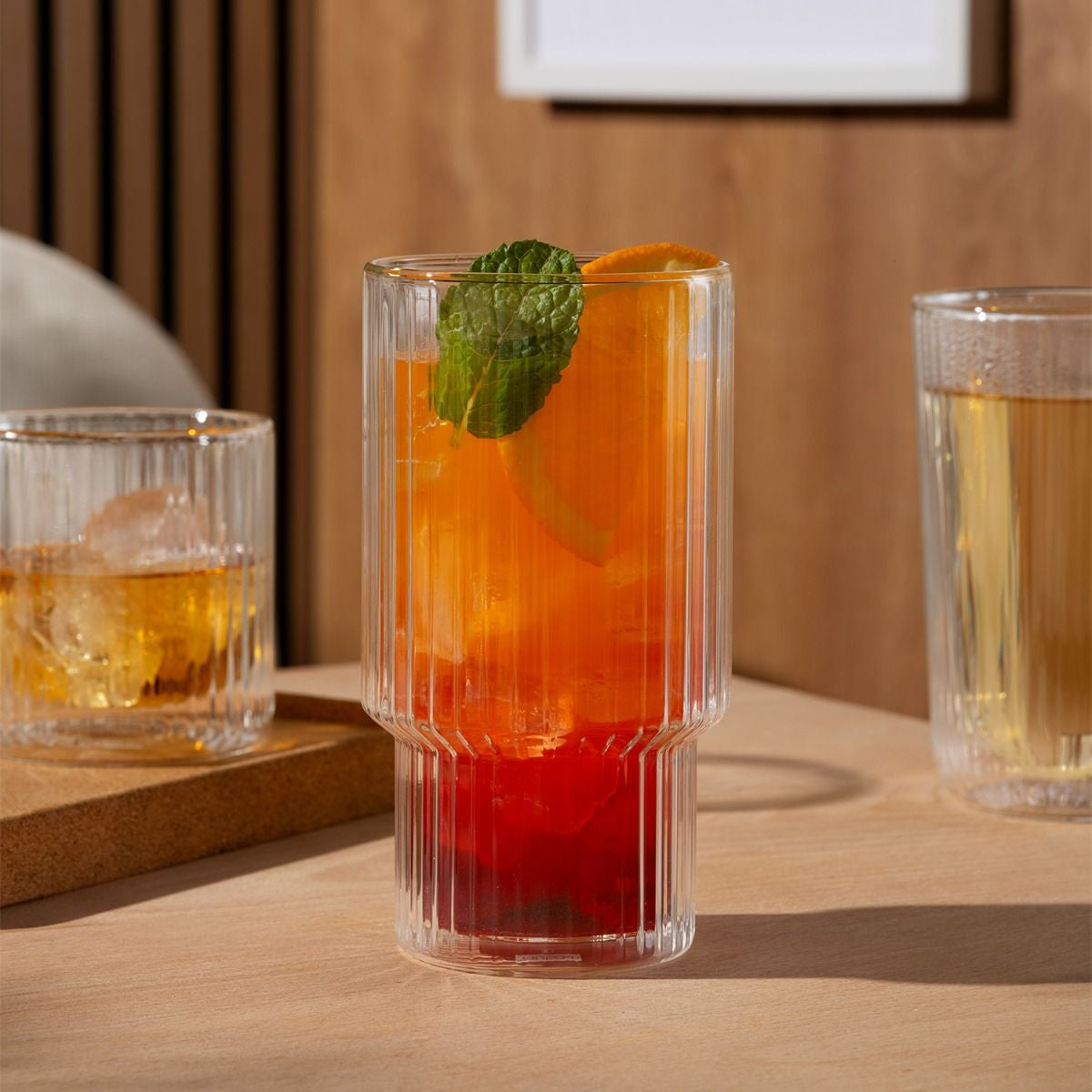 Bodum Navalia Doppelwandglas – 0,50 l, Borosilikatglas, transparent, doppelwandig, 2 Stück