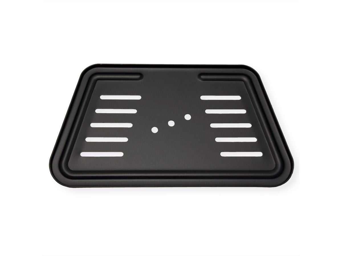 ROLINE TV-Wagen – 70–120" – VESA 200×200–1000×600 – bis 140 kg, Höhenverstellbar, mit Rollen – Schwarz