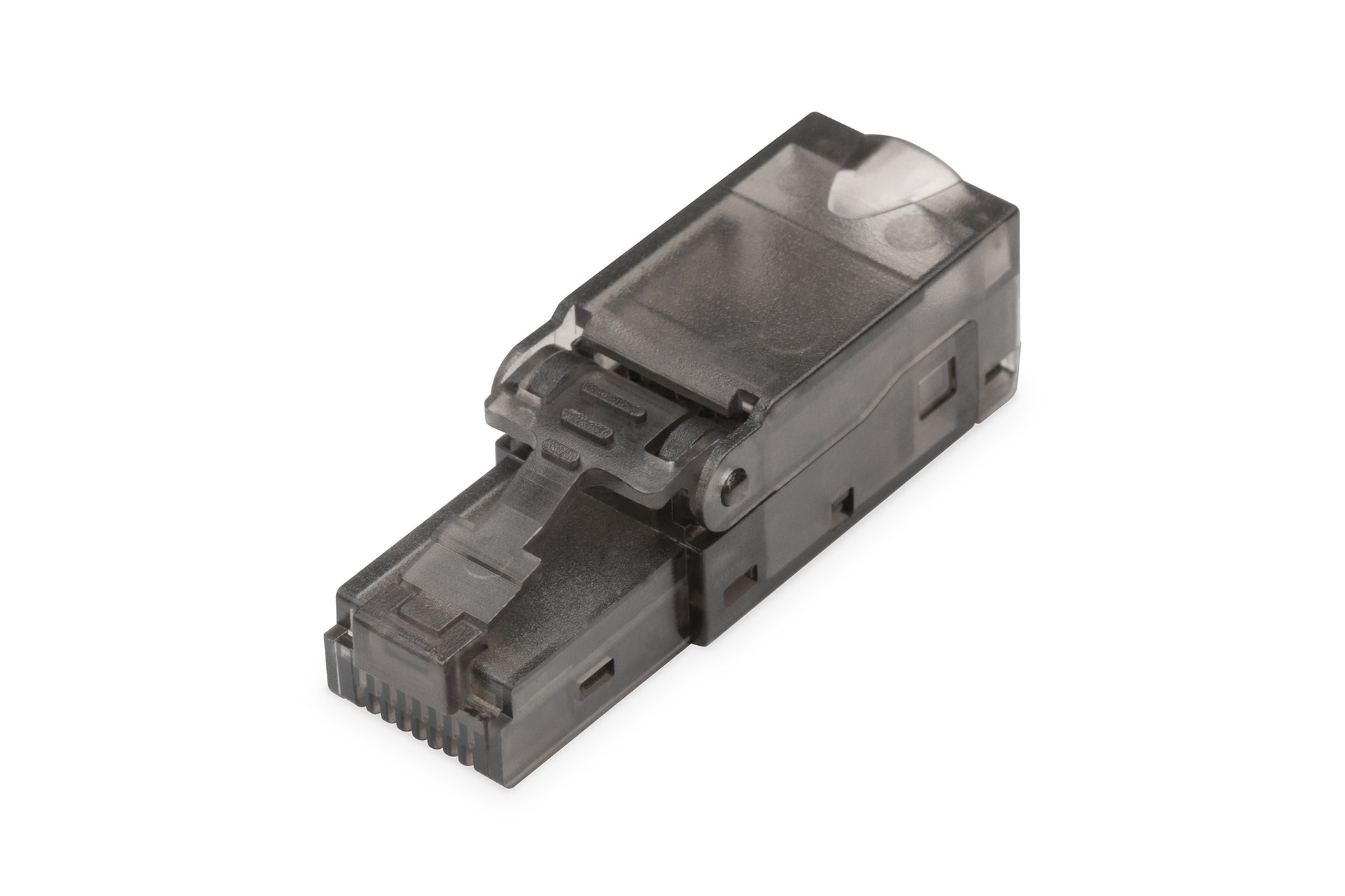 Digitus Cat6a Feldstecker – RJ-45, geschirmt, AWG 27/7–22/1, Schwarz