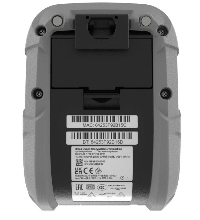 Honeywell RP2f – Etikettendrucker, Thermodirekt, USB, Bluetooth, 203 × 203 dpi, für Etiketten bis 104 mm