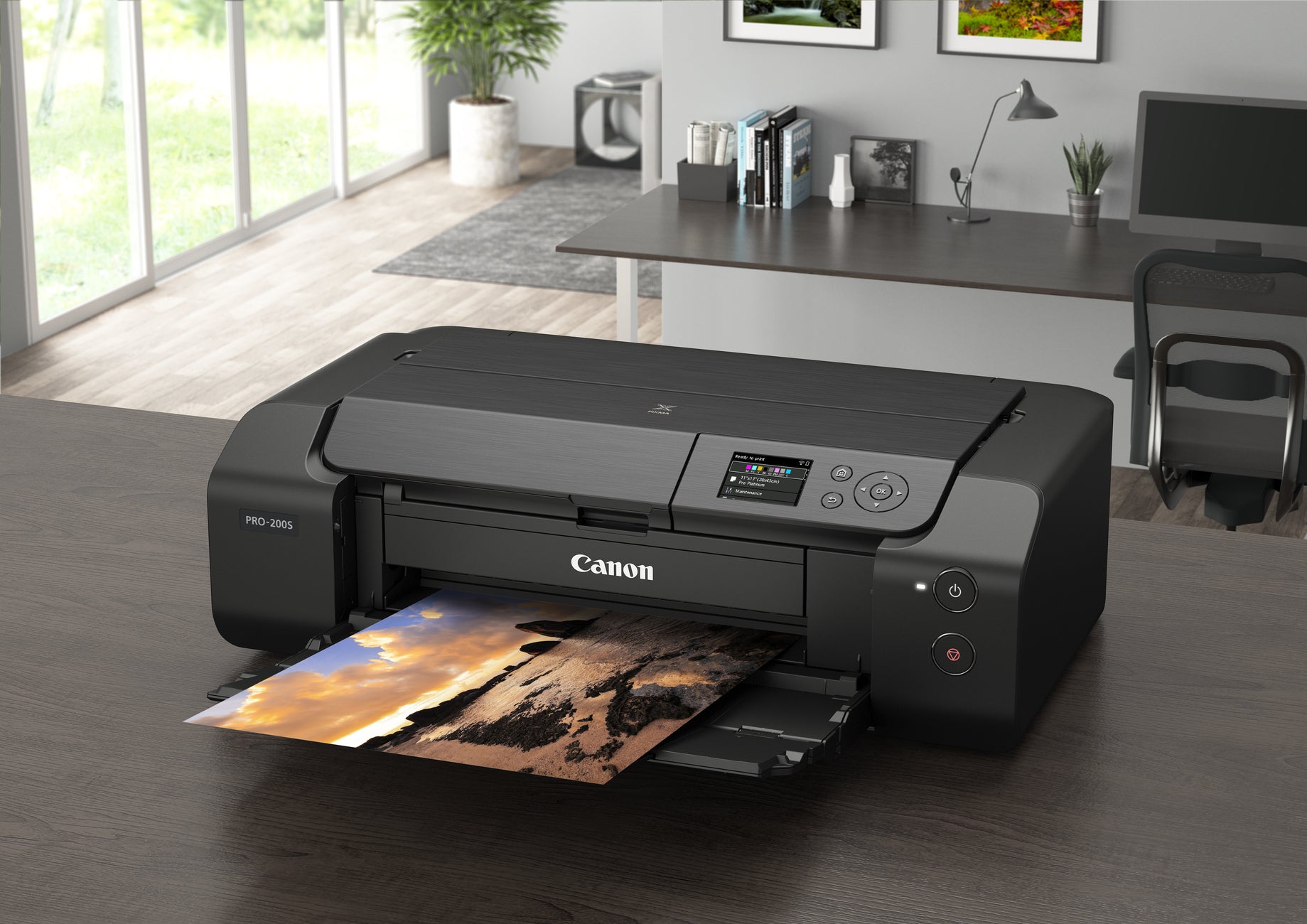 Canon PIXMA PRO-200S – Fotodrucker, A3+, Farbe, LAN/WLAN/USB, 4800 × 2400 dpi