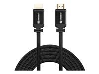Sandberg HDMI-Kabel – 2 m, Schwarz, HDMI 2.0