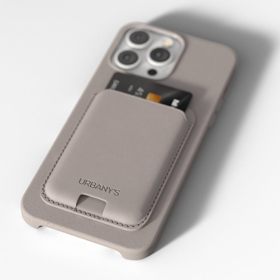 Urbany's Kartenhalter – Kartenhalter/Geldbörse – MagSafe – Taupe