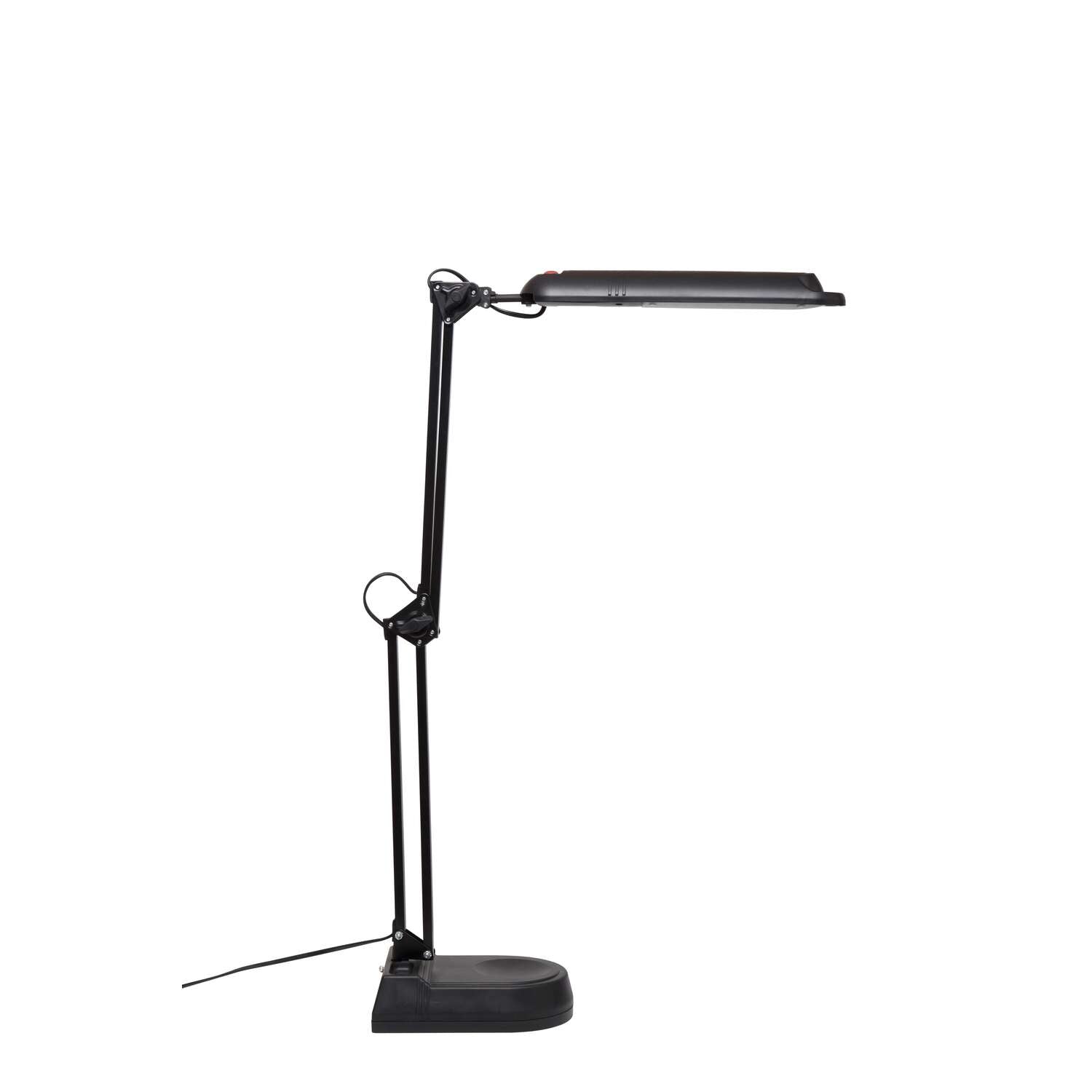 MAUL LED Tischleuchte Atlantic – drehbar, neigbar, Standfuss – 5'800 K – 400 lm 9 W – schwarz