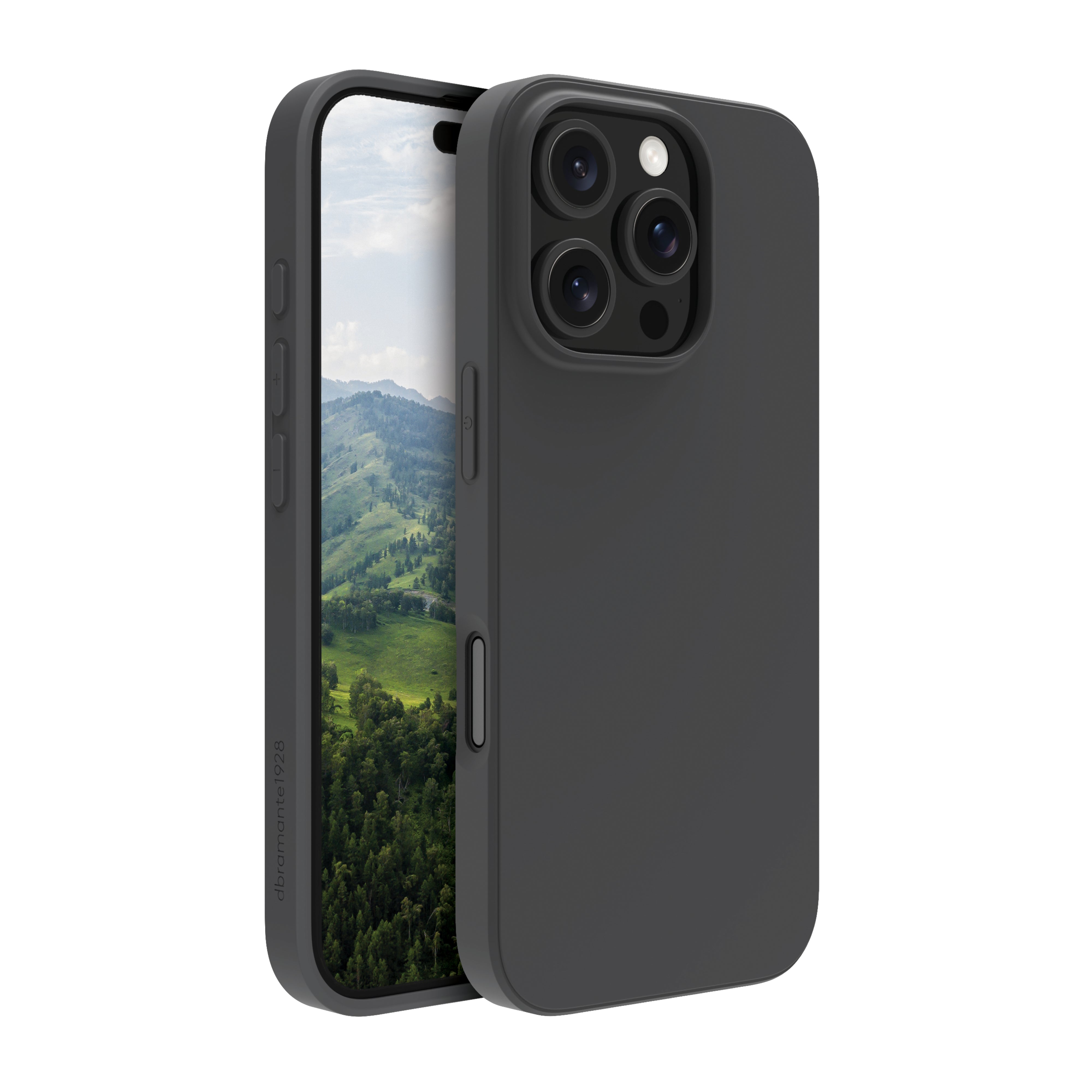 dbramante1928 Bulk Eco Nuuk Backcover – für Apple iPhone 16 Pro, Recycelter Kunststoff, Schwarz