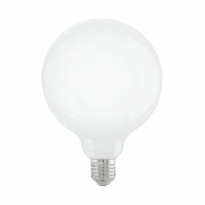 EGLO LED-Leuchtmittel E27 G125 – 806 lm, 7,5 W, Warmweiss 2700 K, dimmbar – IP20 – 1 Stk., Glas