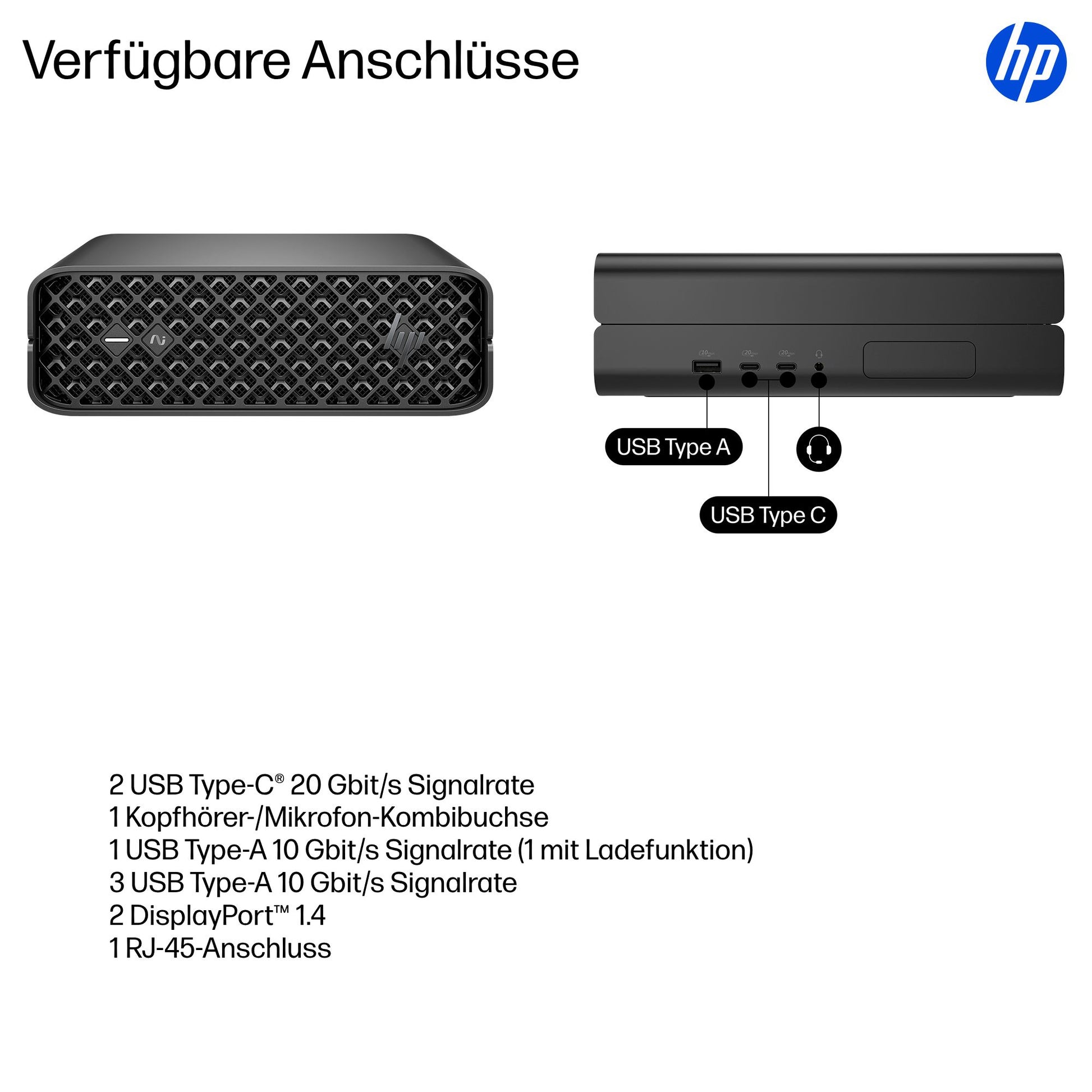 HP Z2 G1I Micro – Intel Core Ultra 7 265, 16 GB RAM, 512 GB SSD, NVIDIA RTX A400 4 GB, Windows 11 Pro