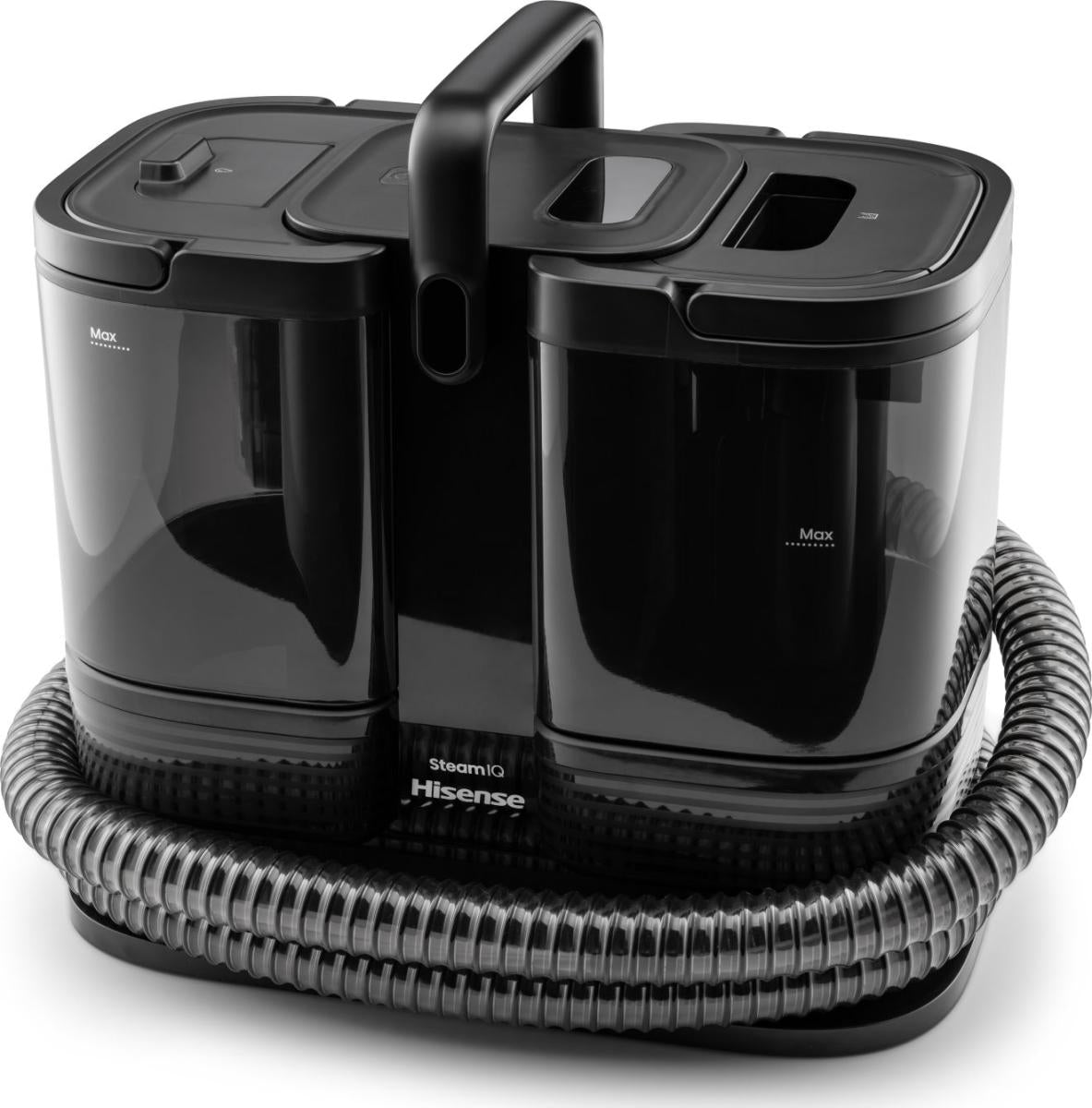 Hisense Dampfreiniger HSSC07A – 1,8 l – Schwarz – 30,3 × 24,1 × 33,2 cm
