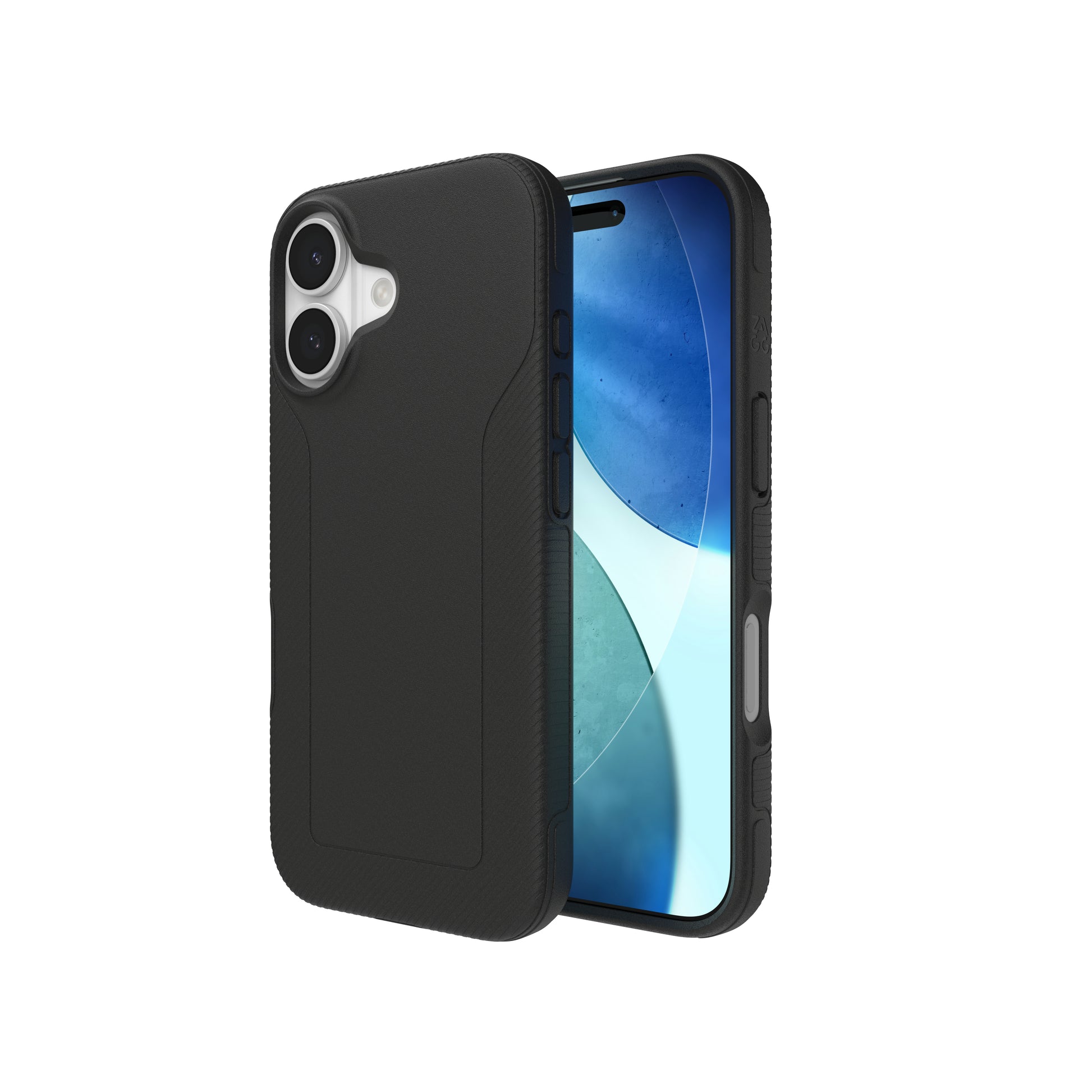 ZAGG Luxe Backcover – für Apple iPhone 17, MagSafe, Graphen, Schwarz, bis 3 m Sturzsicher